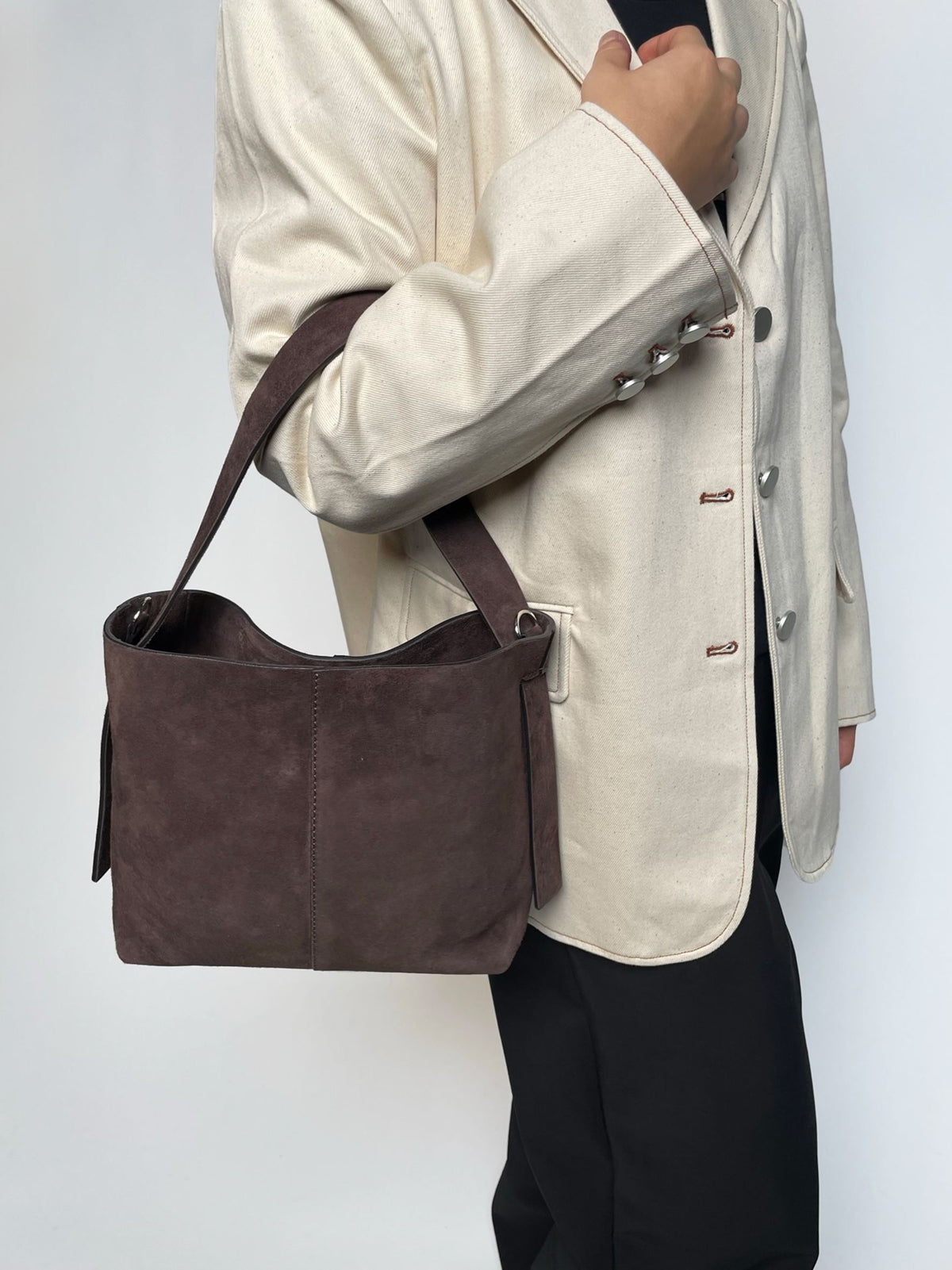 Suede Fraya Small Bag OneSize Becksöndergaard.se