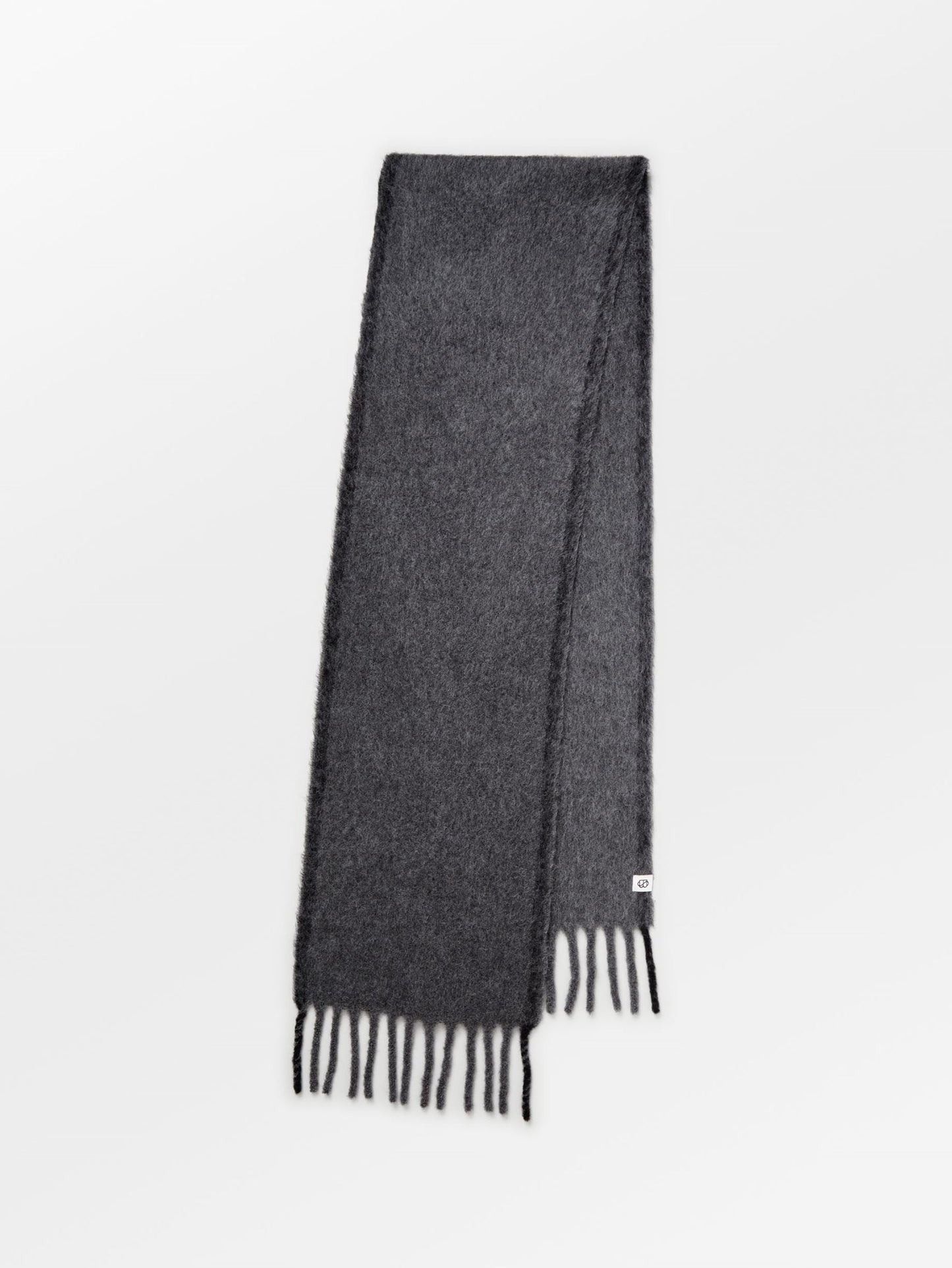 Solid Yuta Scarf - Grey OneSize Becksöndergaard.se