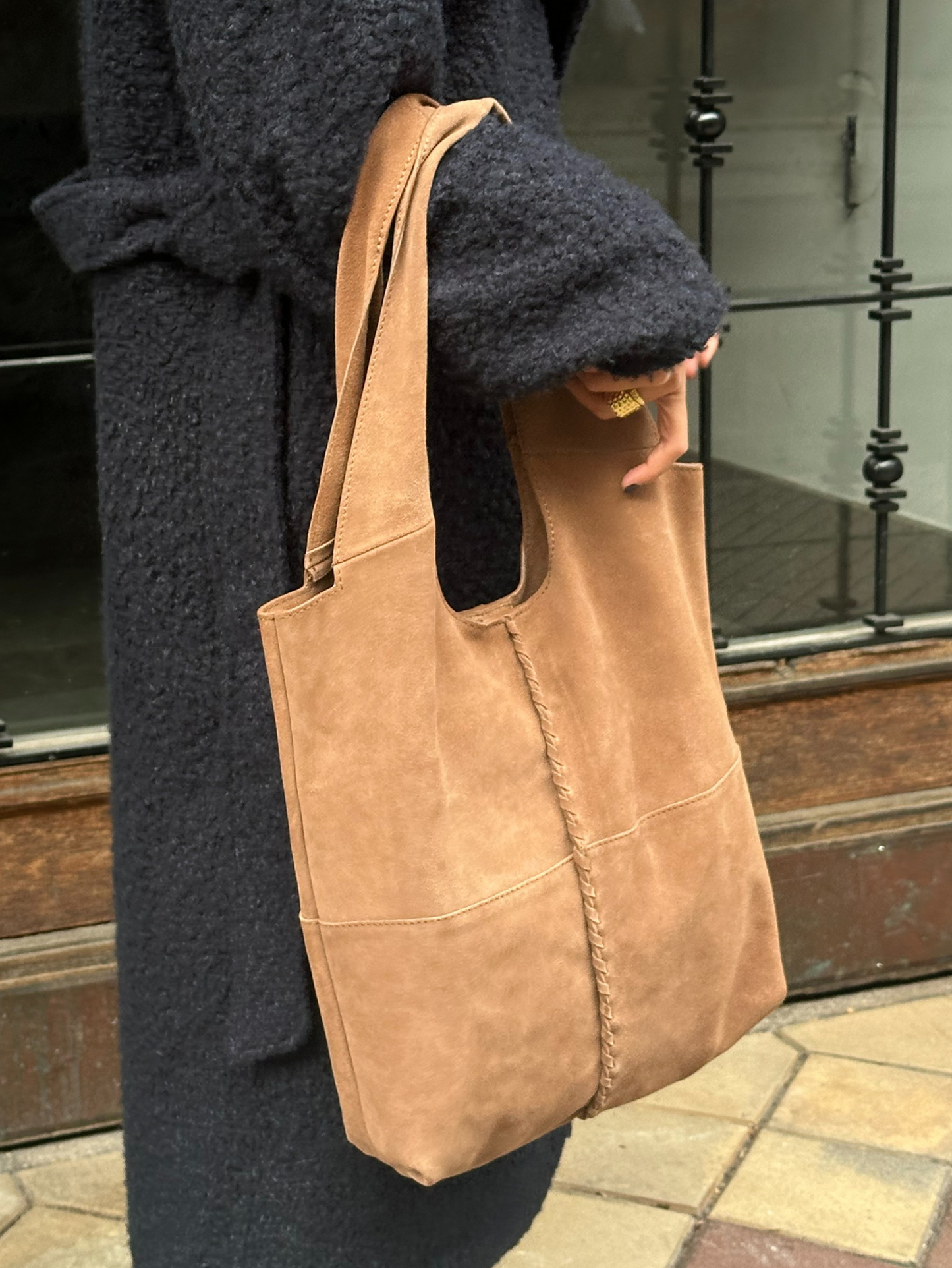 Suede Demi Bag Black OneSize Becksöndergaard.se