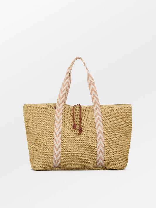 Paper Straw Pheobe Bag OneSize Becksöndergaard.se