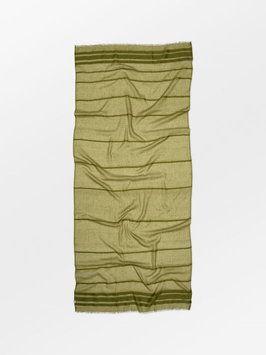 Becksöndergaard, Milena Cowo Scarf - Khaki Green, scarves, archive, scarves, archive, scarves, black week, black week