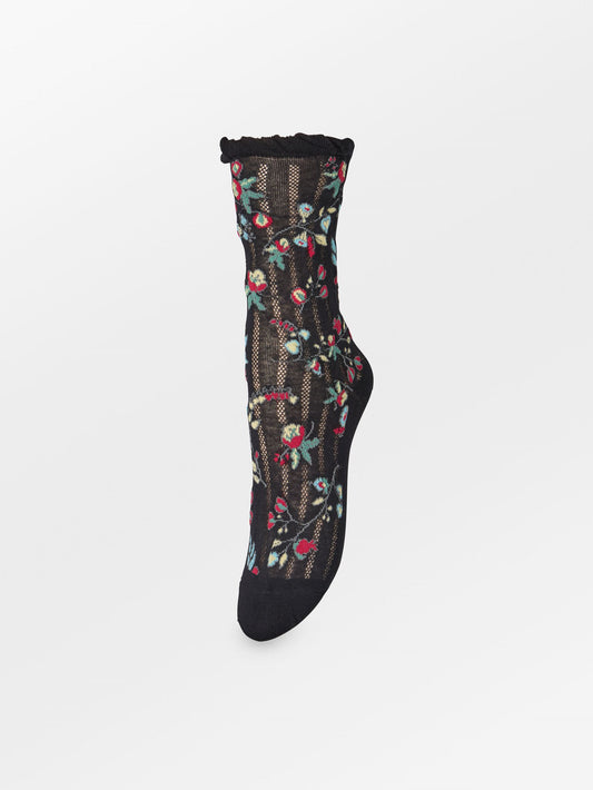 Becksöndergaard, Fairygard Cotta Sock - Black, socks, archive, archive, sale, sale, socks, black week, black week, socks