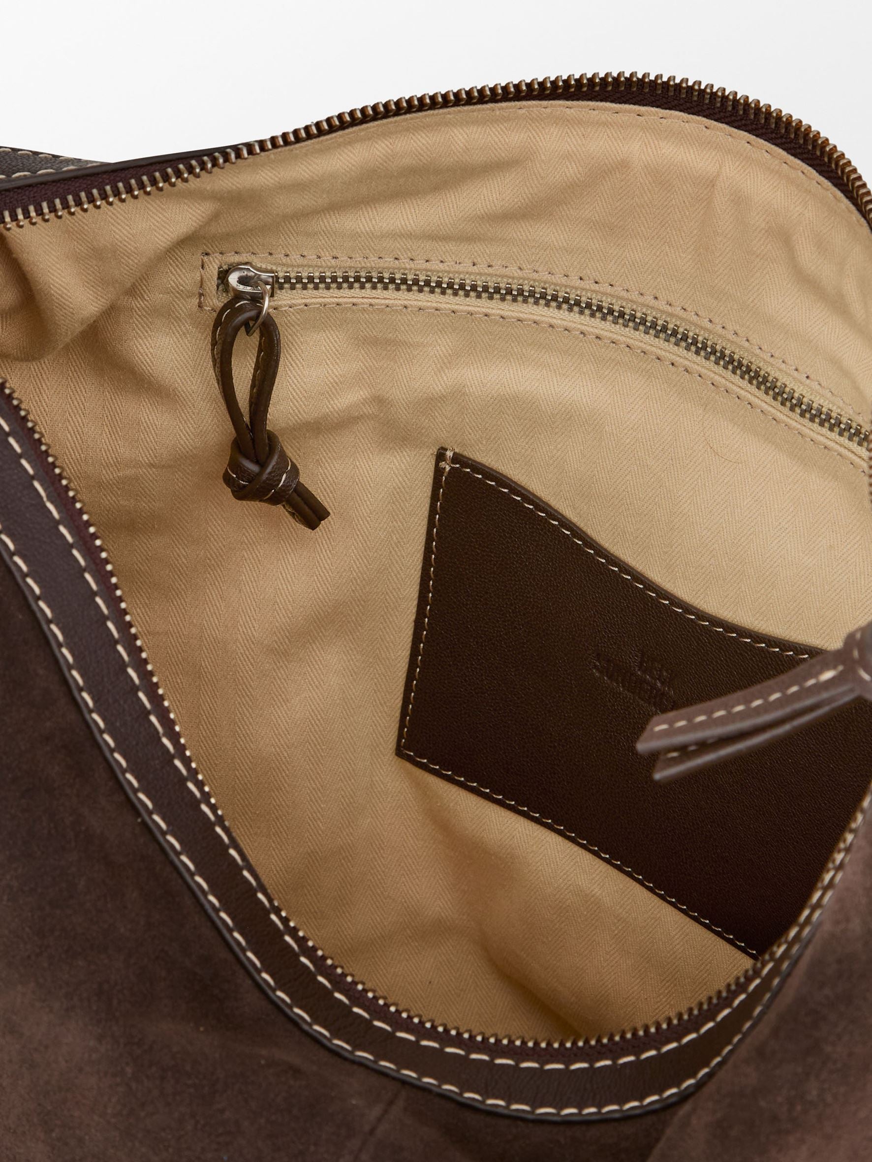 Suede Ginni Large Bag OneSize Becksöndergaard.se