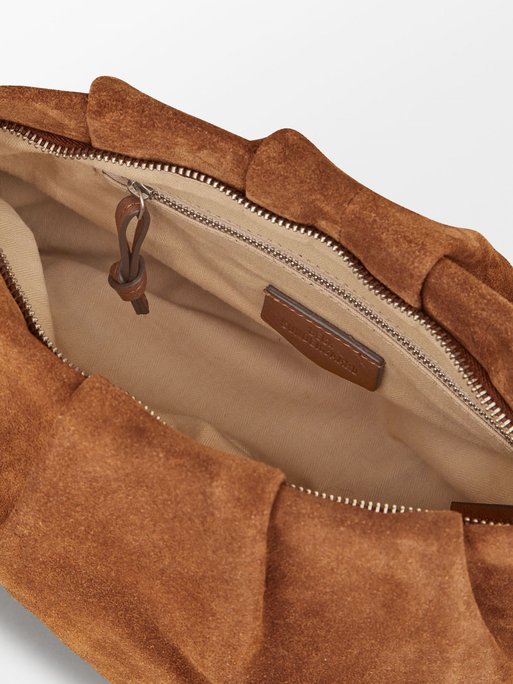 Suede Clutch Bag OneSize Becksöndergaard.se