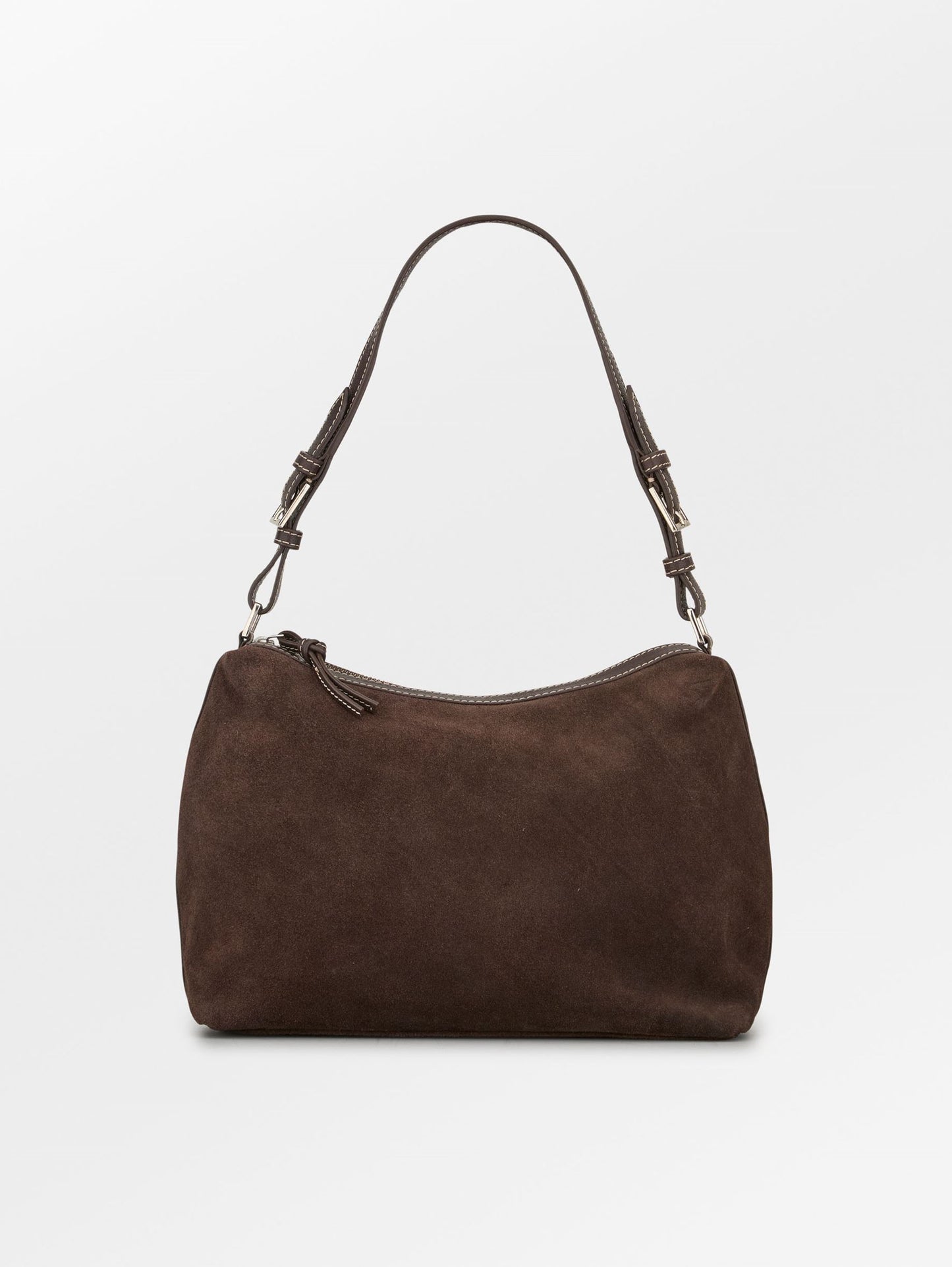 Becksöndergaard, Suede Ginni Medi Bag - Hot Fudge Brown, bags, bags, bags, bags