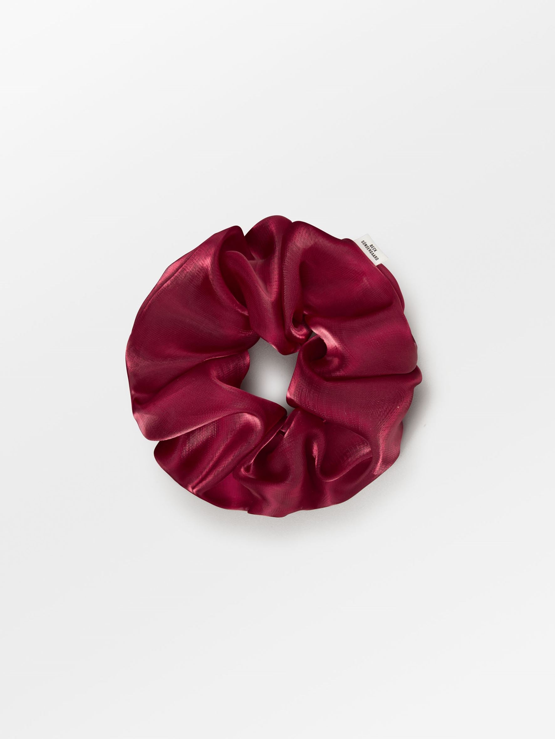 Becksöndergaard, Organza Scrunchie - Tibetan Red, accessories, accessories, archive, archive, sale, sale, sale, accessories, black week, black week