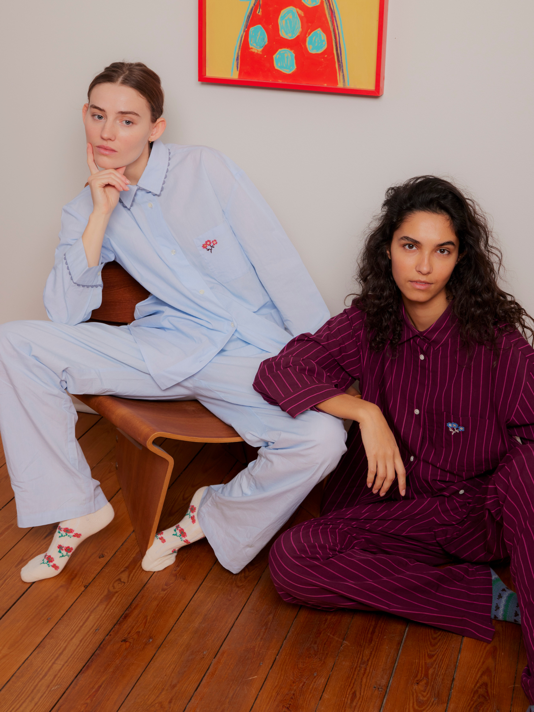 Scallop Flotile Pyjamas Pants Clothing Becksöndergaard.se