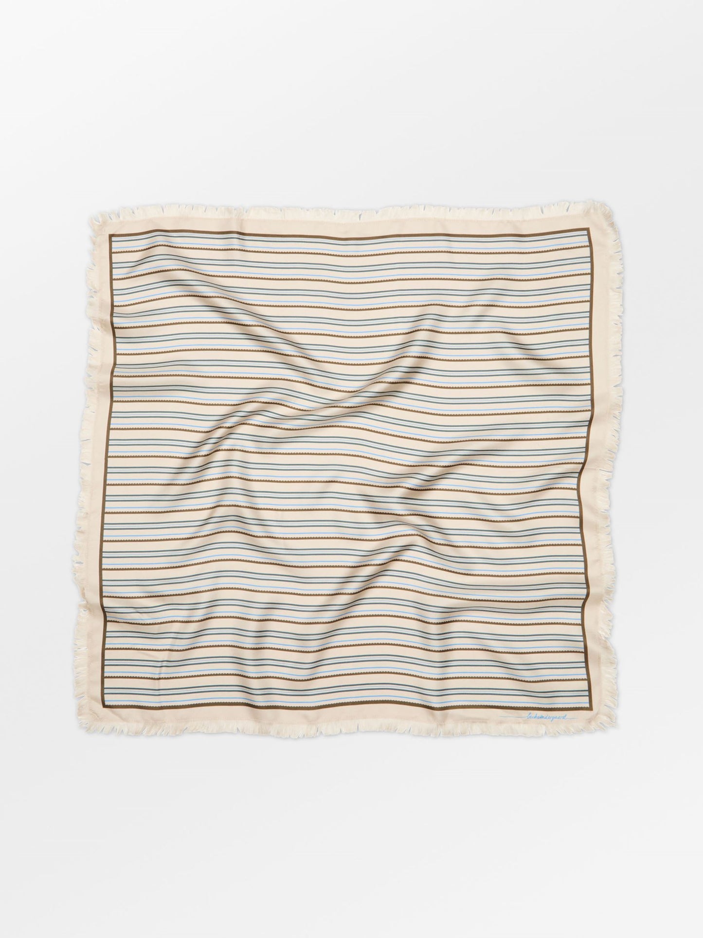 Scallopia Striped Sia Scarf OneSize Becksöndergaard.se
