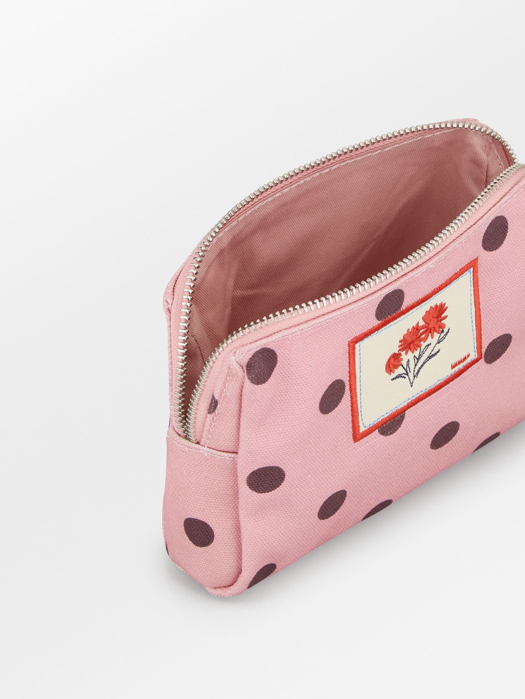 Polka Canvas Pouch Bag OneSize Becksöndergaard.se
