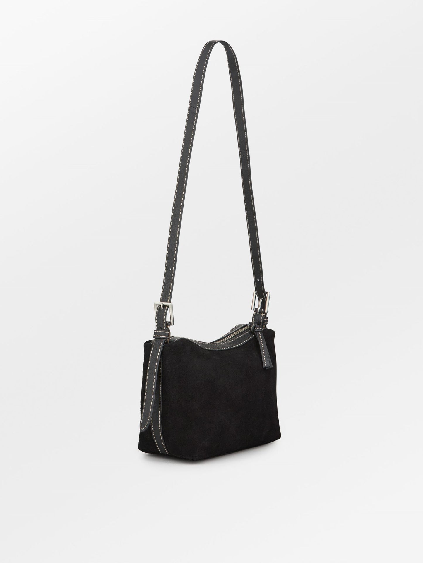 Becksöndergaard, Suede Gwen Bag - Black, bags, bags, bags, bags, bags, bags, bags