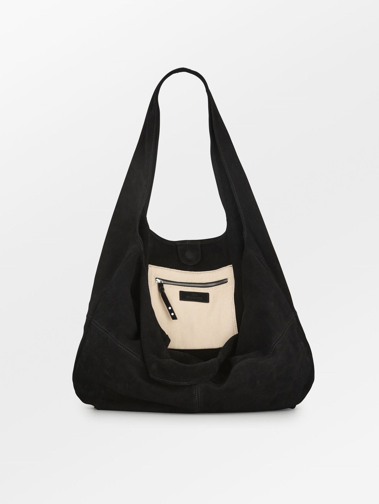 Suede Dalliea Shopper Bag - Black OneSize Becksöndergaard.se