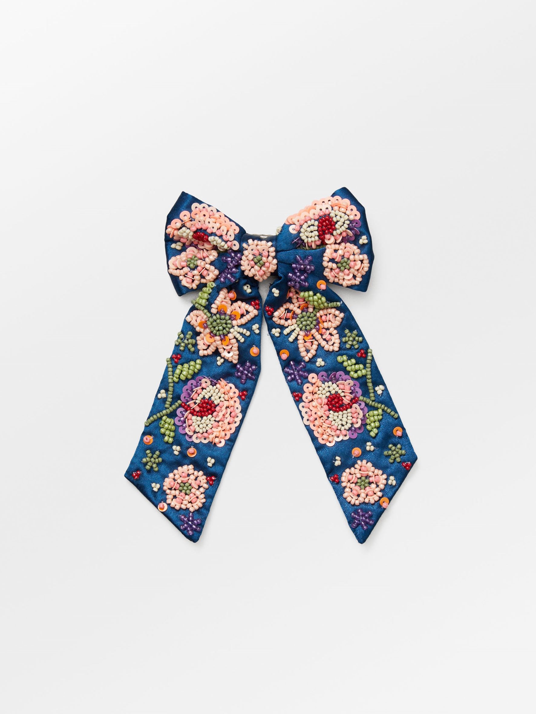 Yvette Beaded Bow Clip OneSize Becksöndergaard.se