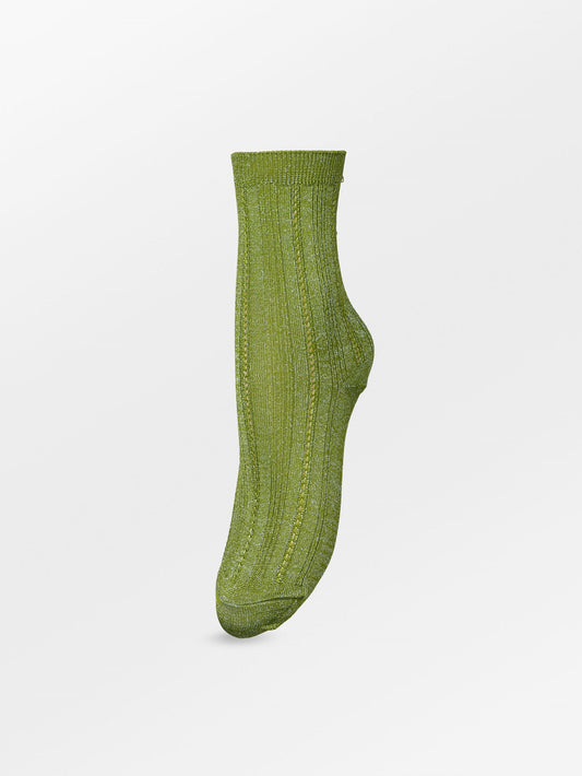 Becksöndergaard, Glitter Drake Sock - Piquant Green, socks, socks, socks