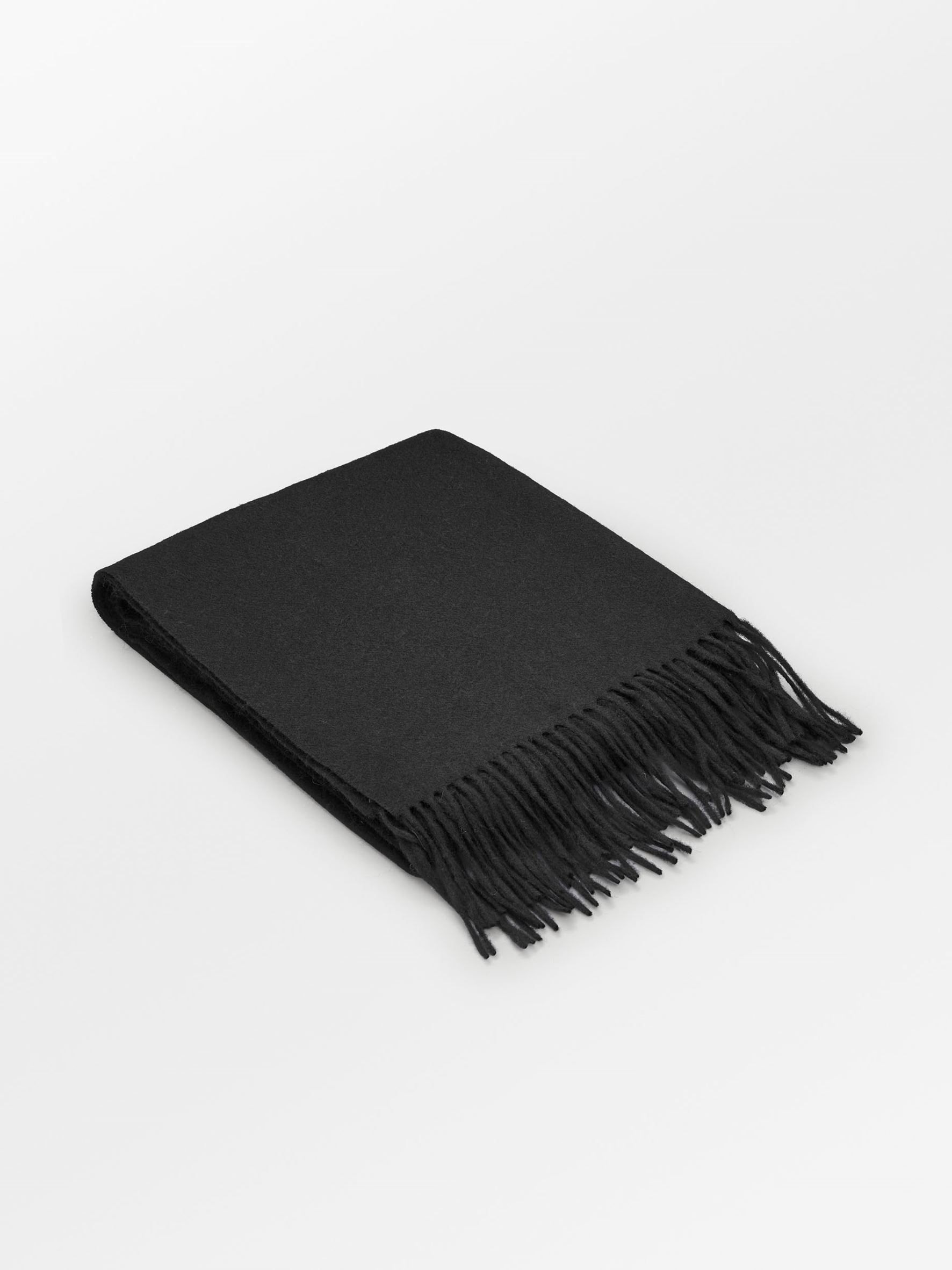Crystal Edition Wool Scarf - Black OneSize Becksöndergaard.se