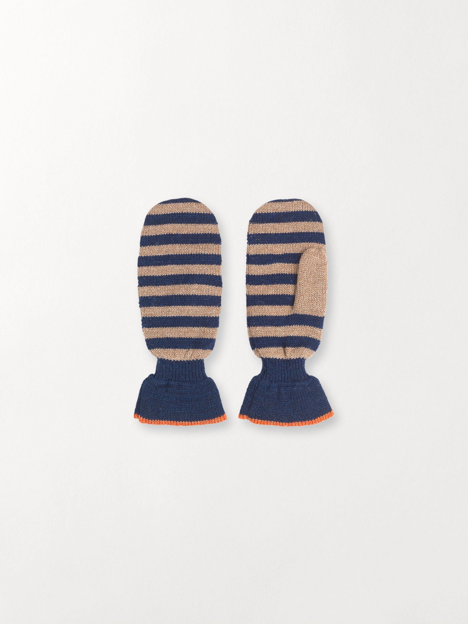 Simply Stripes Emerald Mittens  Clothing Becksöndergaard.se