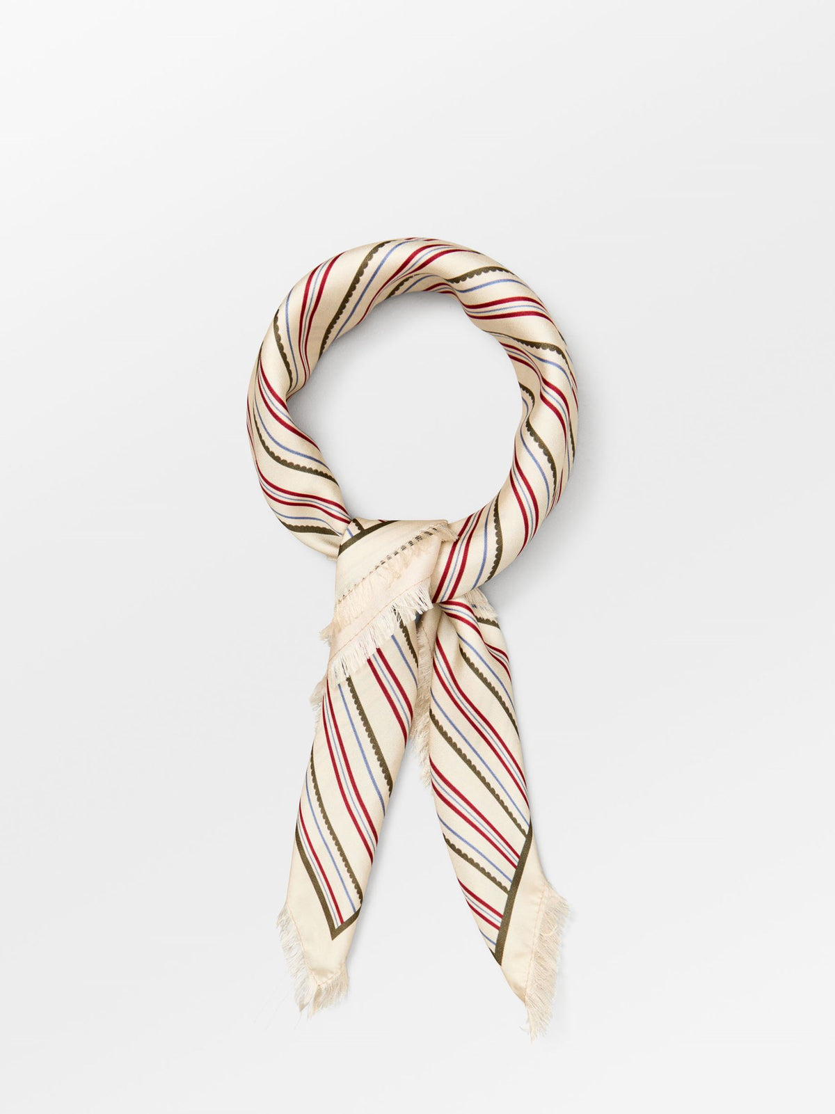 Scallopia Striped Sia Scarf OneSize Becksöndergaard.se