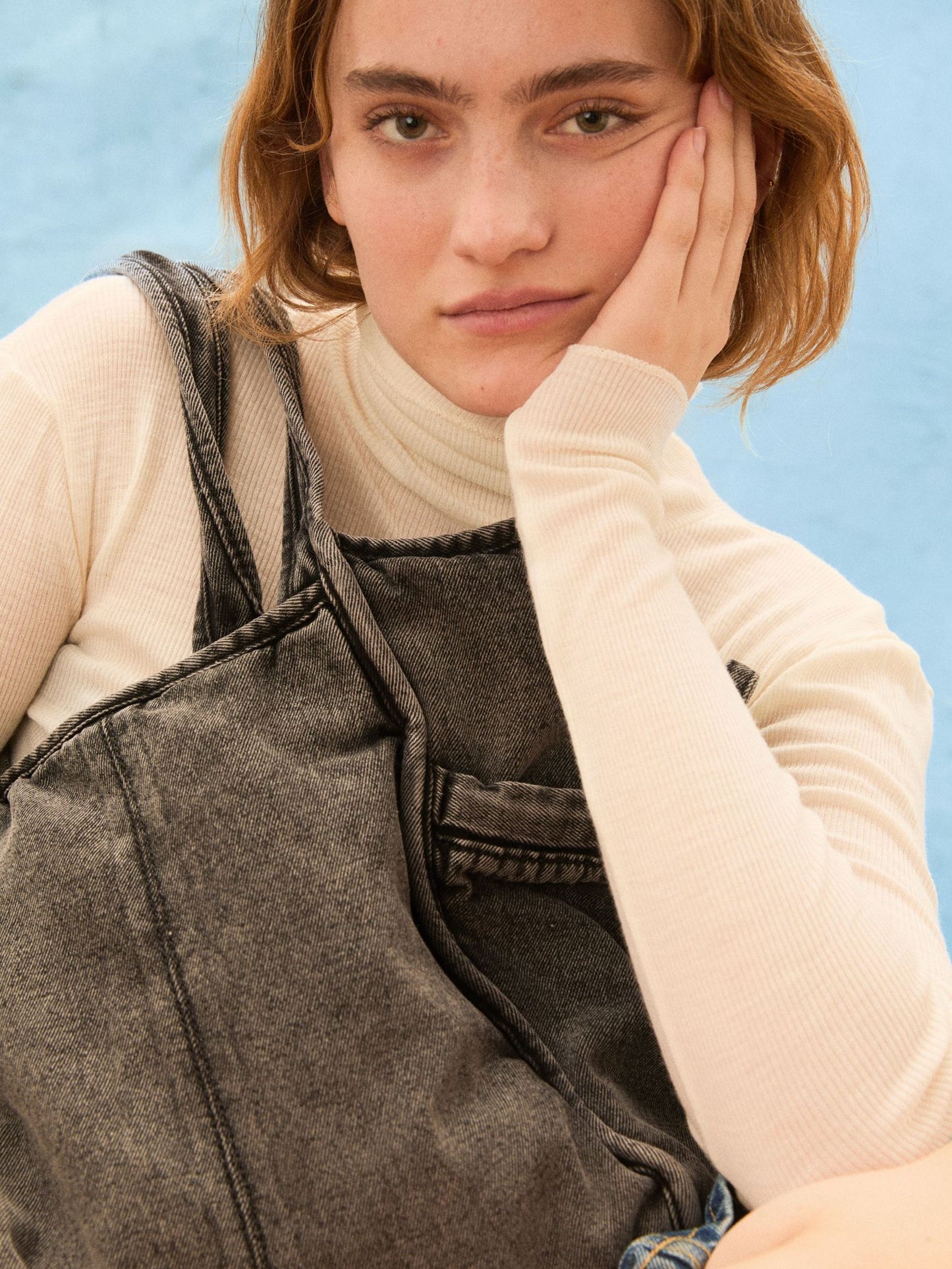 Washed Denima Laurel Bag OneSize Becksöndergaard.se