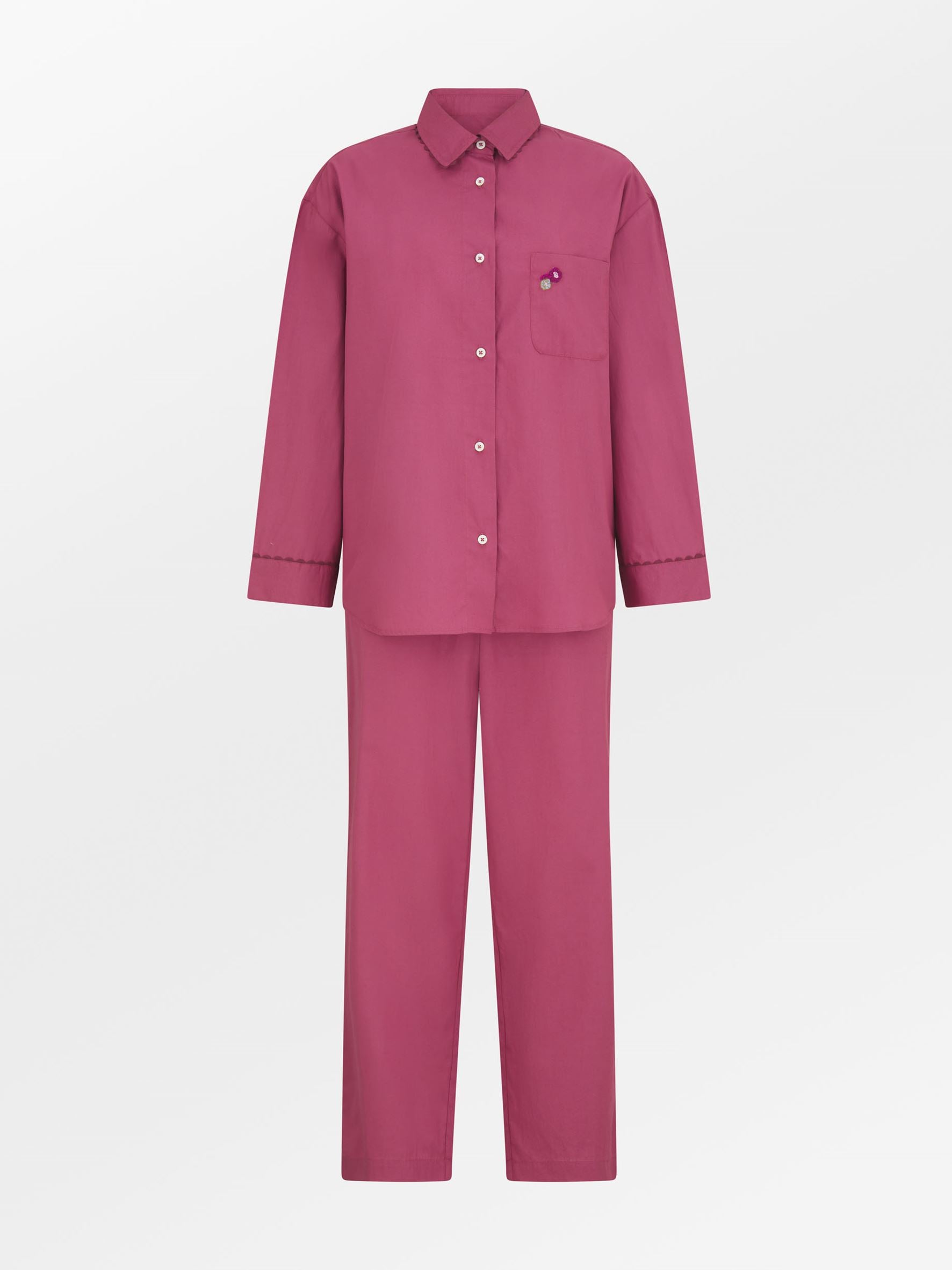 Scallop Wintaflora Pyjamas Shirt Clothing Becksöndergaard.se