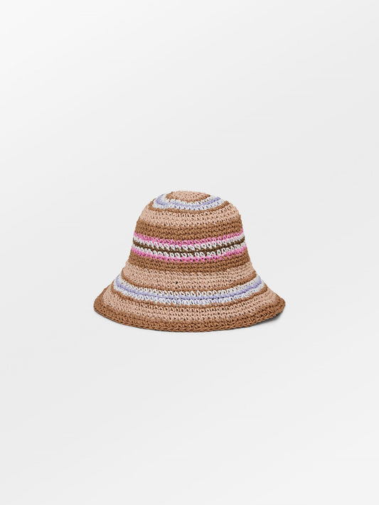 Striped Saverina Straw Hat Clothing Becksöndergaard.se