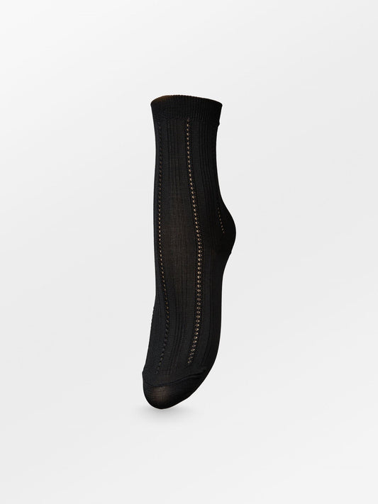 Becksöndergaard, Solid Drake Sock - Black, socks, socks, noos, black week, black week, noos