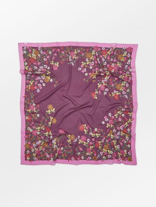 Becksöndergaard, Elyfiora Sico Scarf - Fig Red, scarves, scarves, scarves, winter accessories