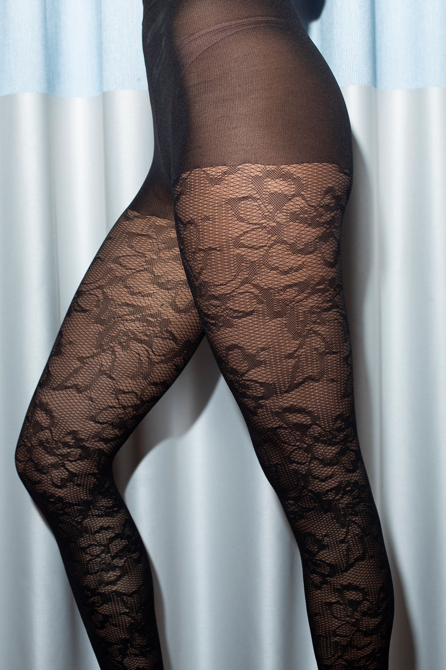Floral Net Tights Clothing Becksöndergaard.se