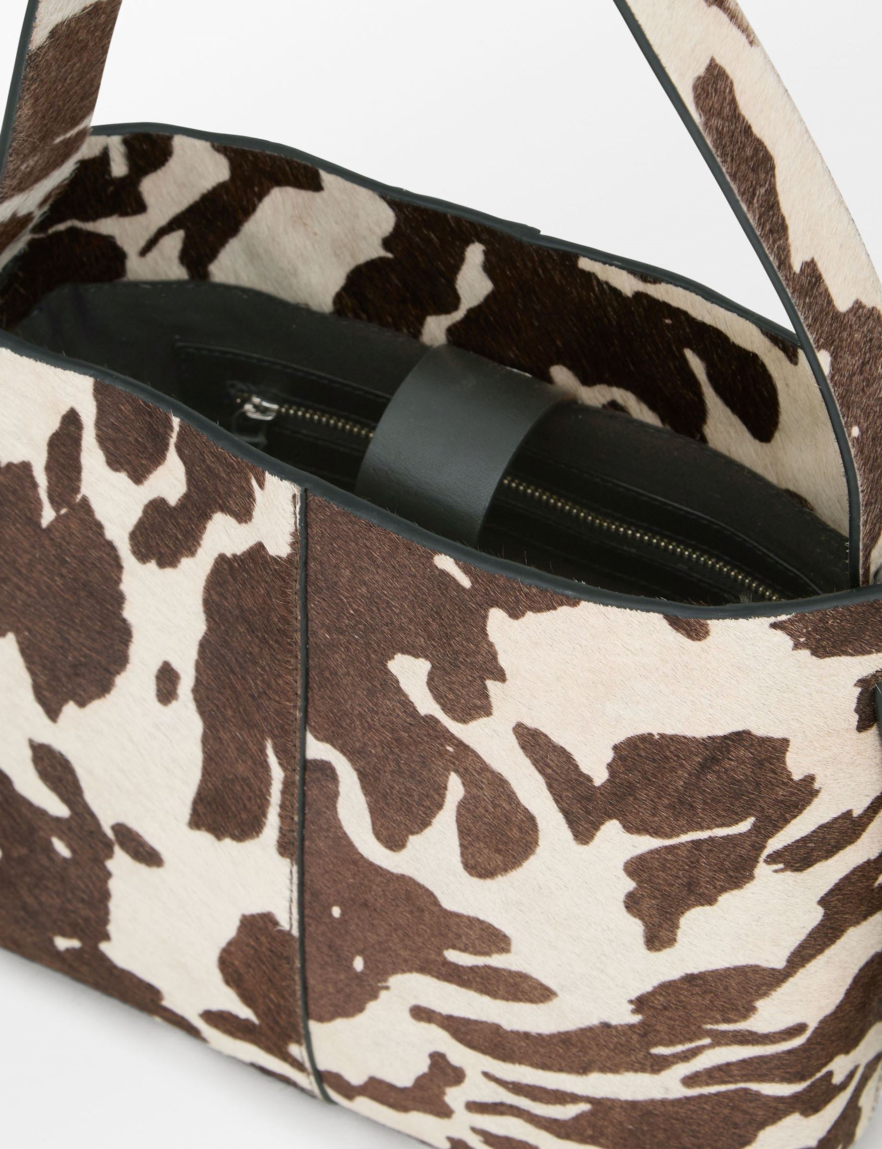 Becksöndergaard, Texas Leather Fraya Small Bag - Hot Fudge Brown, struct - slet produkter