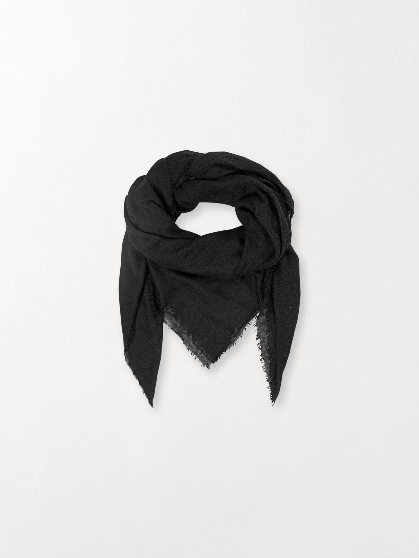 Mill Wool Scarf - Black OneSize Becksöndergaard.se