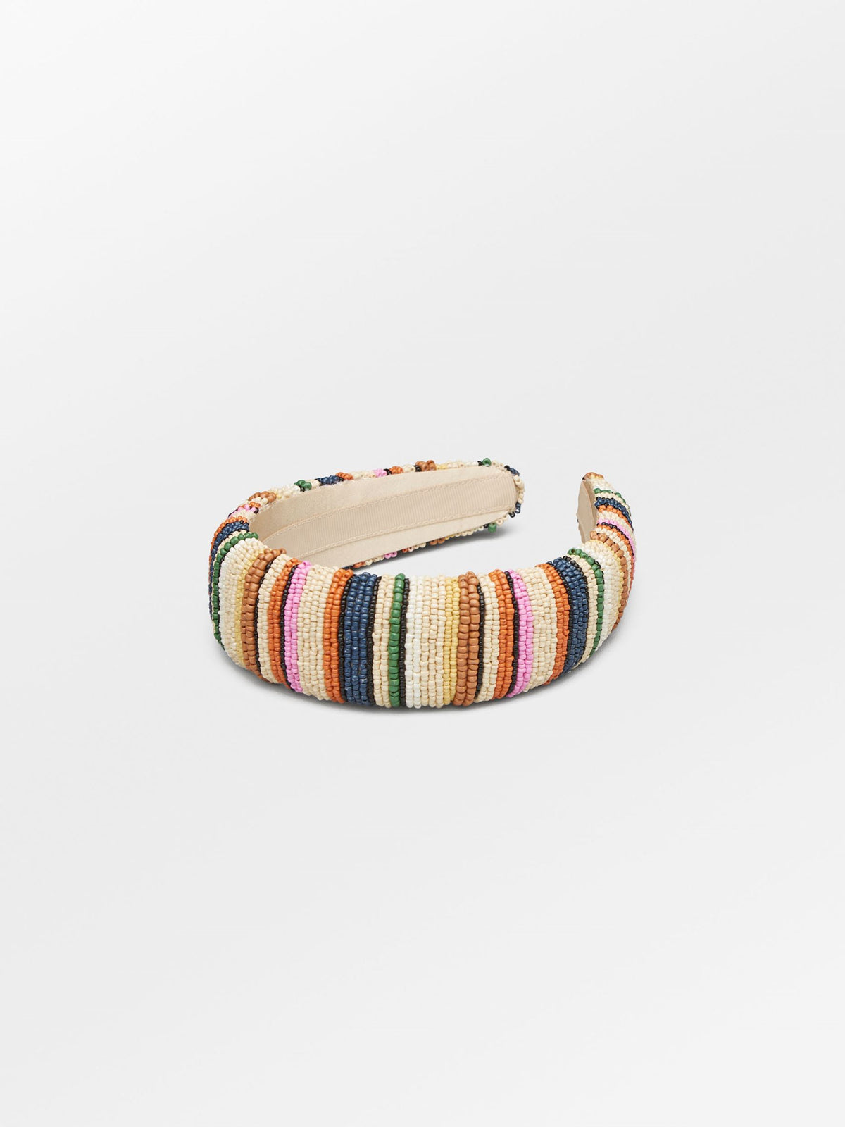 Stripes Wide Beaded Hairbrace OneSize Becksöndergaard.se