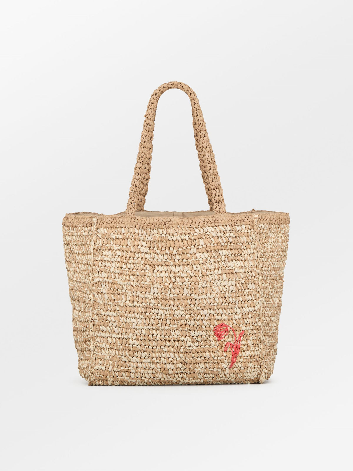 Paper Straw Tota Bag OneSize Becksöndergaard.se