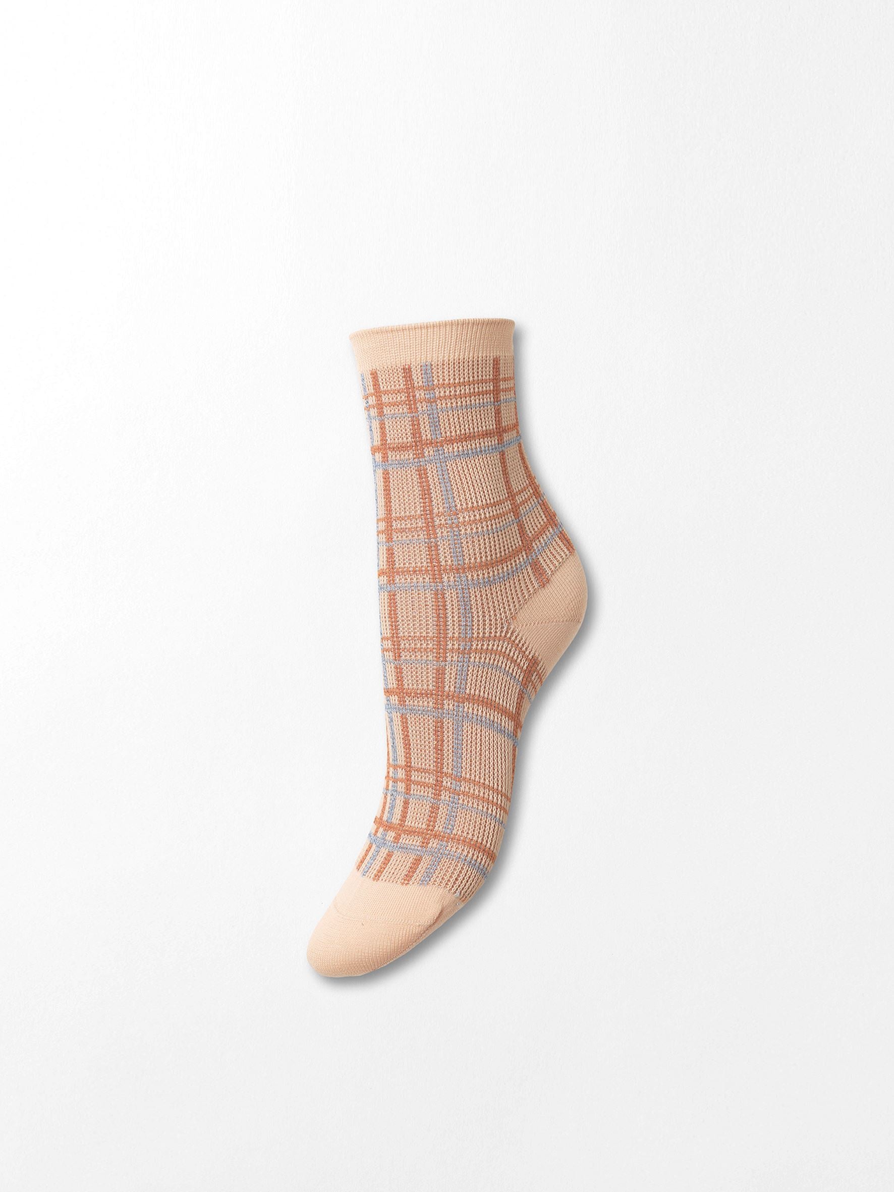 Rudy Checked Sock  Socks Becksöndergaard.se