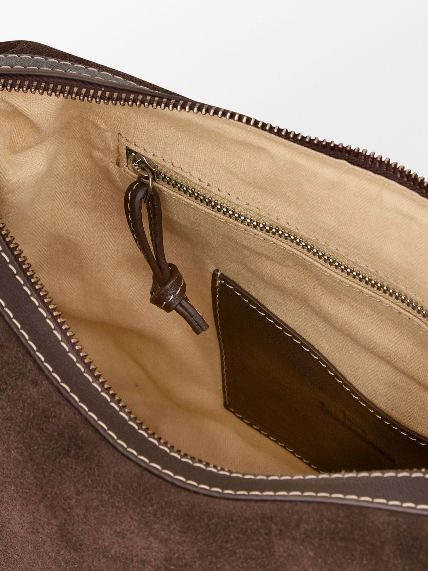 Becksöndergaard, Suede Ginni Medi Bag - Hot Fudge Brown, bags, bags, bags, bags