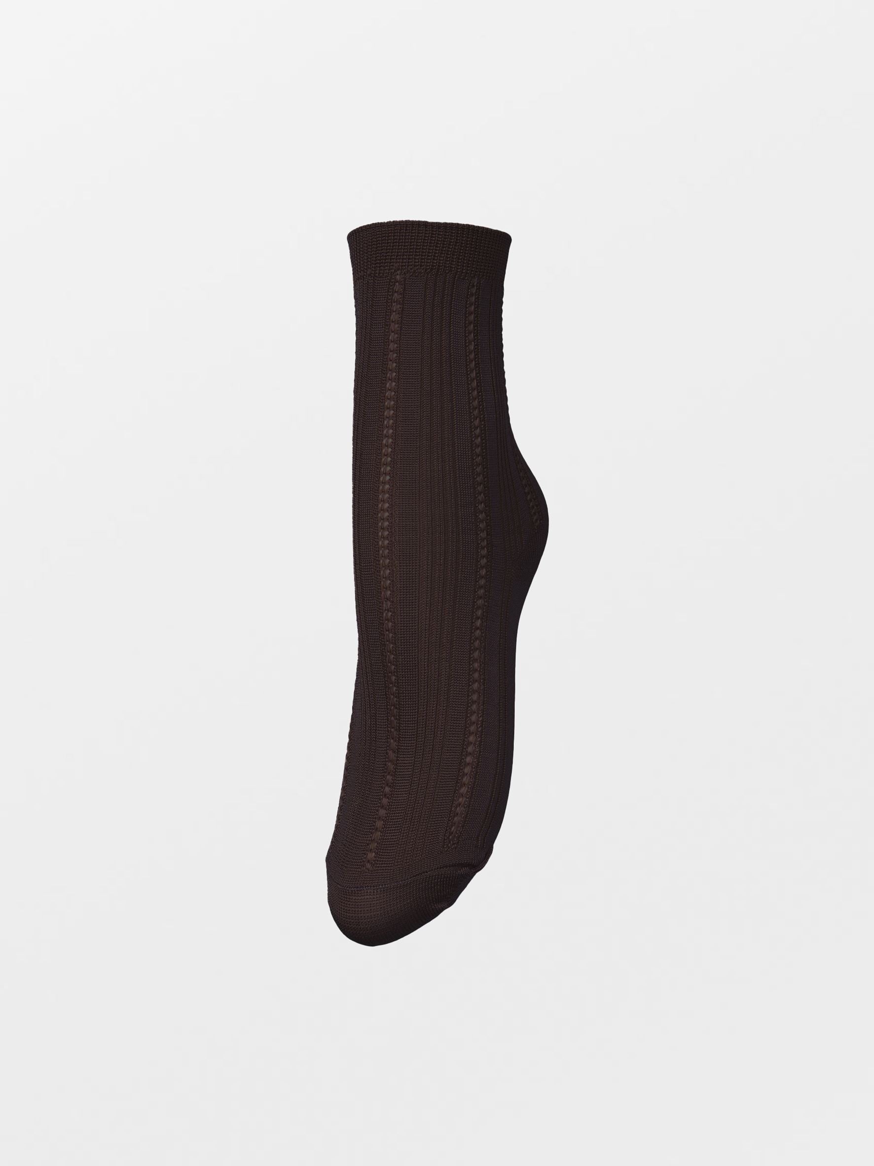 Solid Drake Sock - Dark Brown Socks Becksöndergaard.se