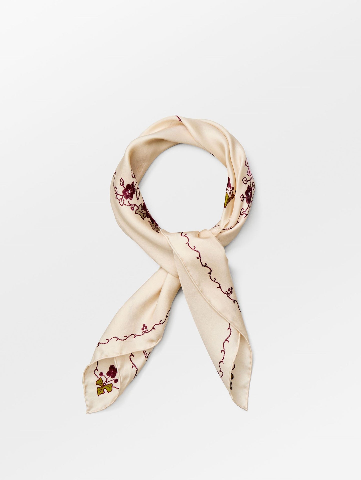 Becksöndergaard, Brodaria Sia Scarf - Birch White, scarves, scarves, scarves, scarves