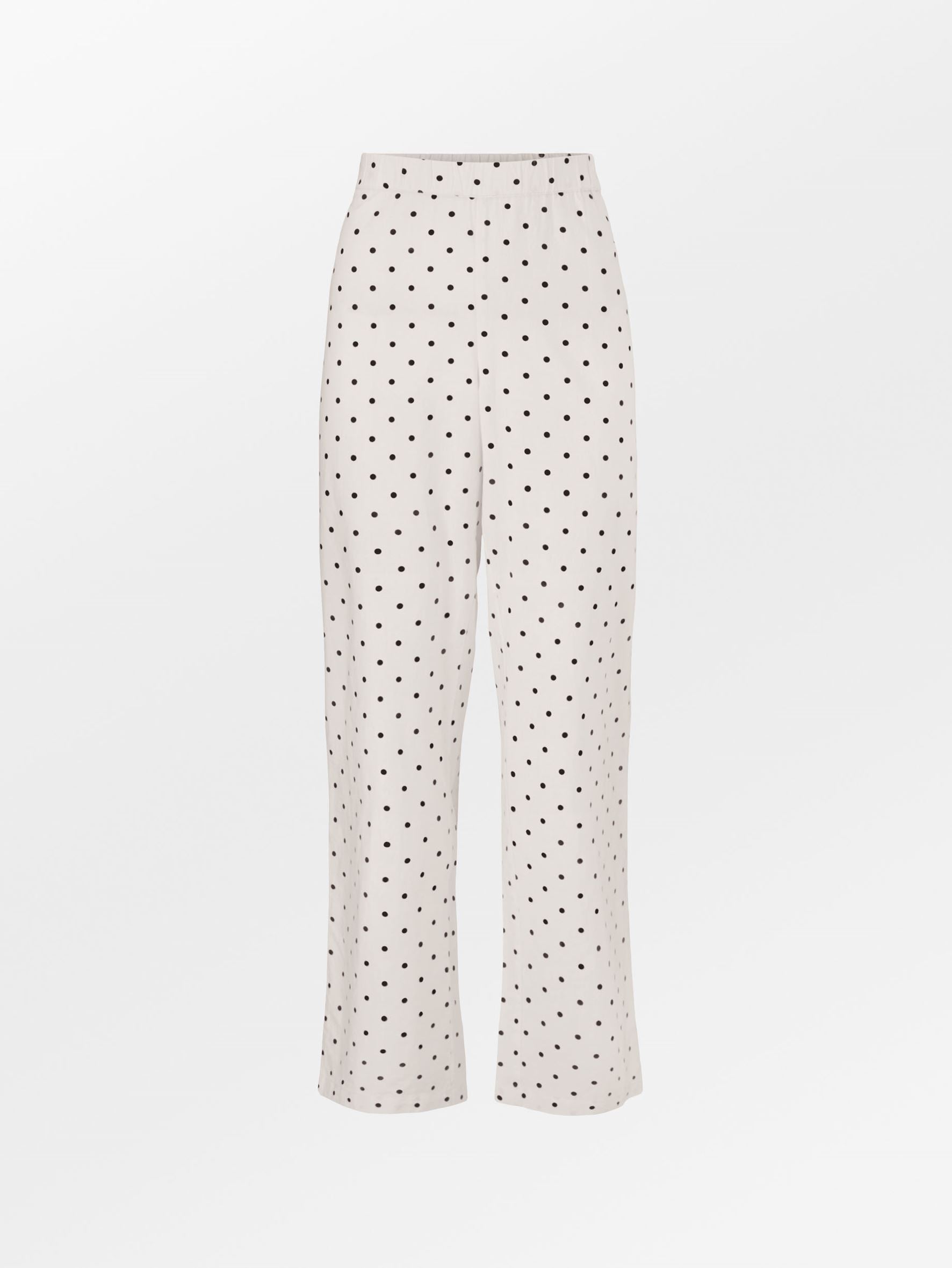 Dot Pyjamas Set - Black Clothing Becksöndergaard.se