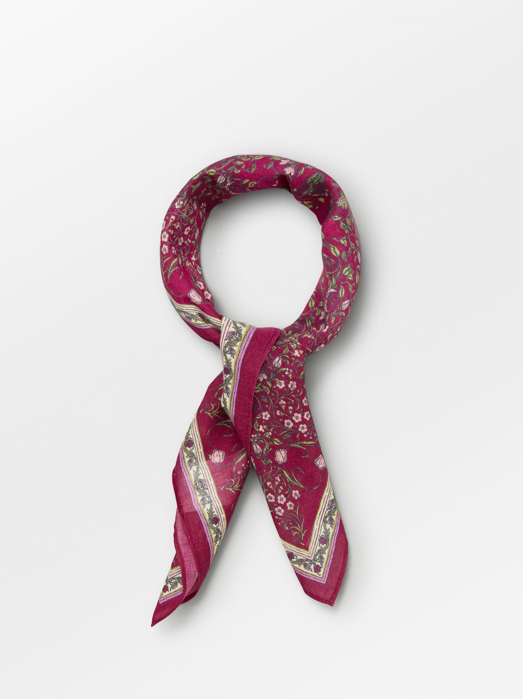 Becksöndergaard, Gardenparty Cotta Scarf - Vivacious Pink, scarves, scarves, scarves, scarves