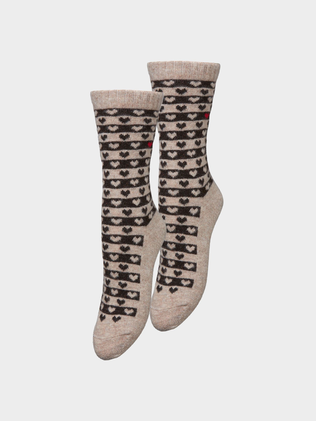 Heart Wola Sock 2 Pack OneSize Becksöndergaard.se