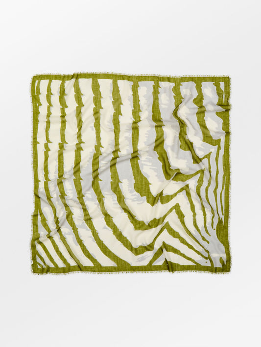 Becksöndergaard, Grafina Siw Scarf - Golden Cypress Green, scarves, scarves, scarves, scarves, scarves, black week, black week