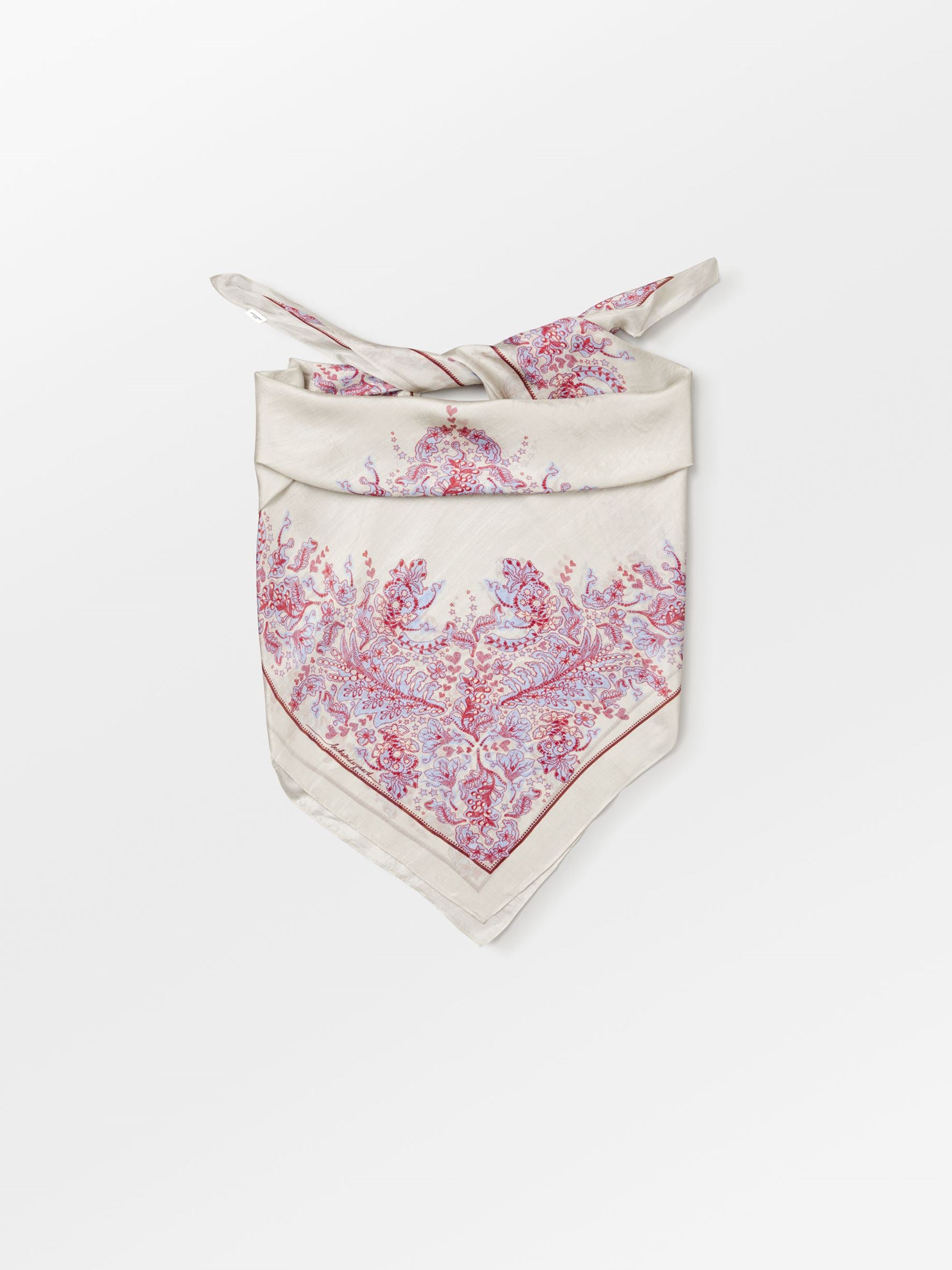 Becksöndergaard, Nocturne Taby Sia Scarf - Birch White, scarves, scarves
