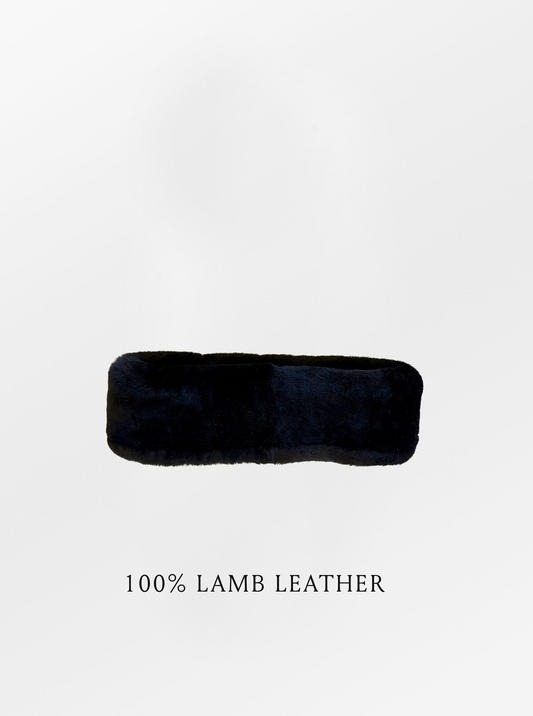 Becksöndergaard, Dora Shearling Headband - Black, accessories, accessories, winter accessories, winter accessories
