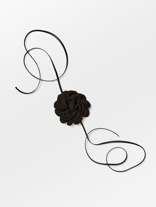 Althea Flower Choker - Sort OneSize Becksöndergaard.se