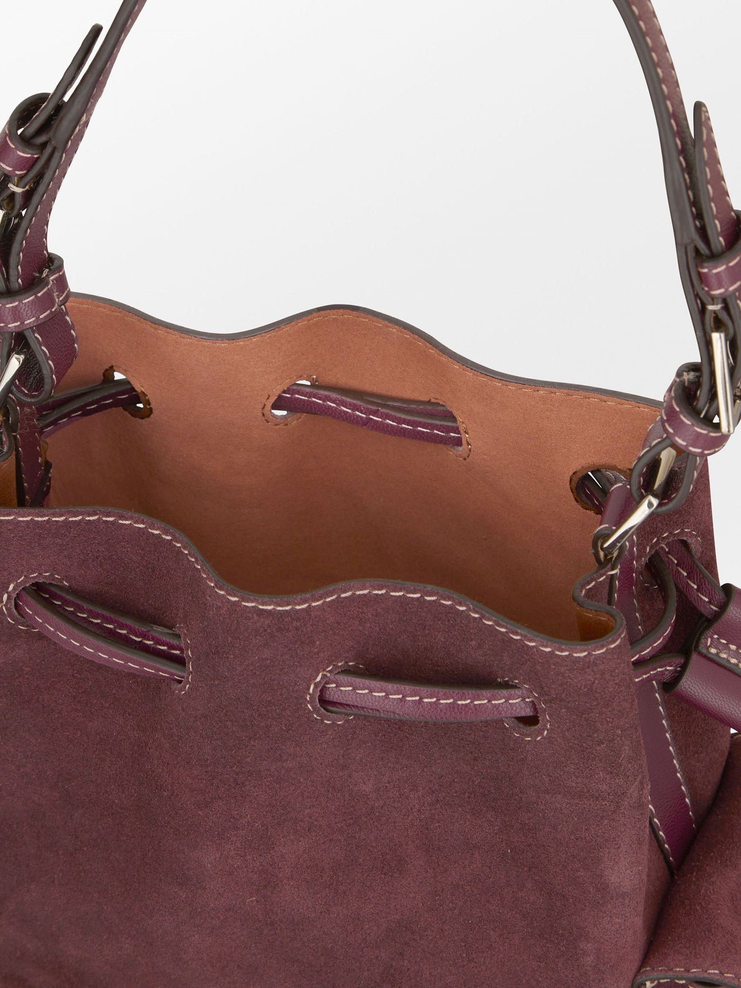 Suede Bucket Small Bag OneSize Becksöndergaard.se