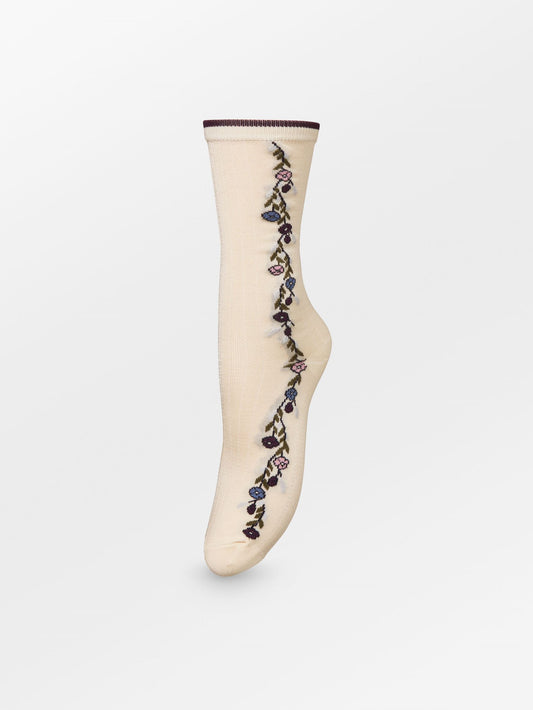 Becksöndergaard, Wintery Visca Sock - Birch White, archive, archive