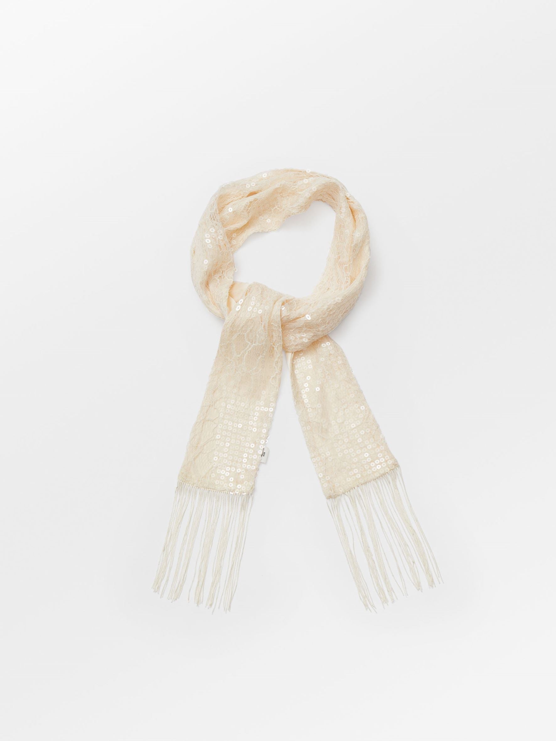Lace Sequins Scarf OneSize Becksöndergaard.se