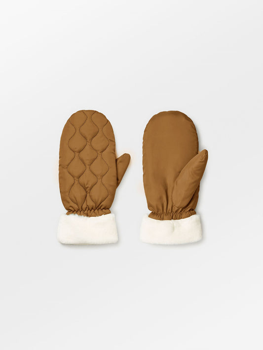 Makara Puff Mittens - Brown Clothing Becksöndergaard.se