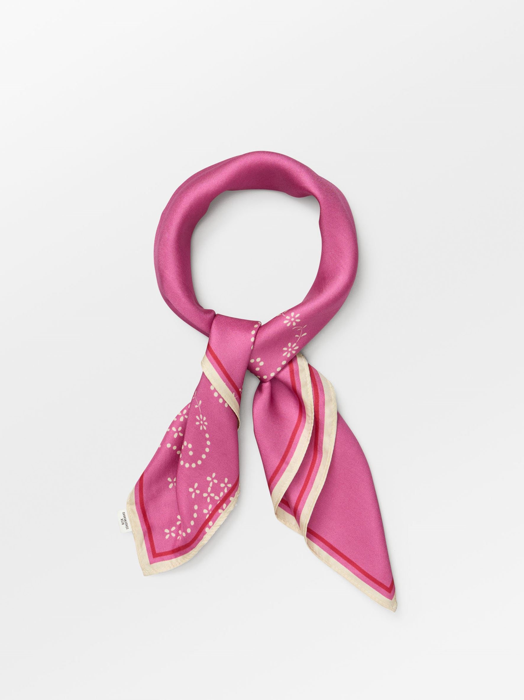 Becksöndergaard, Abstraglaisia Sia Scarf - Cone Flower Pink, scarves, scarves, scarves