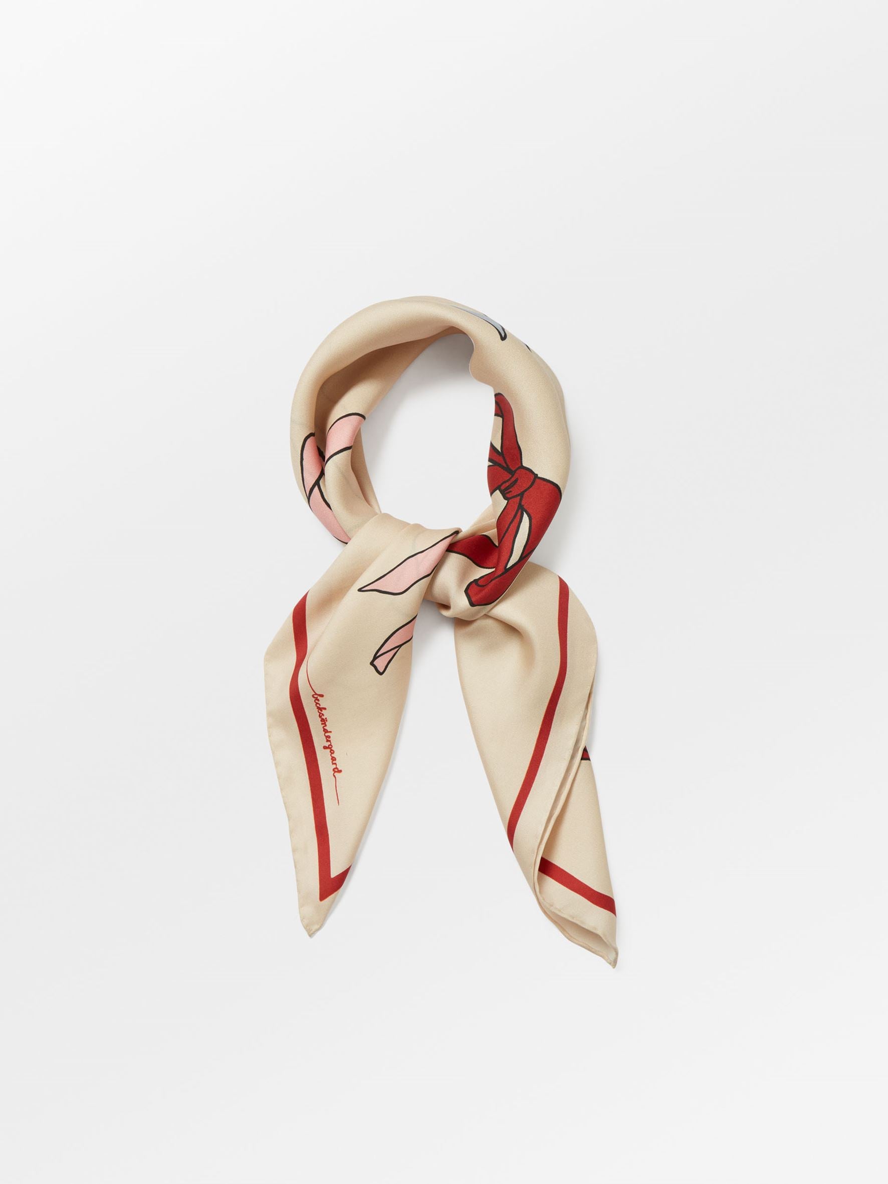 Bow Twill Sia Scarf OneSize Becksöndergaard.se