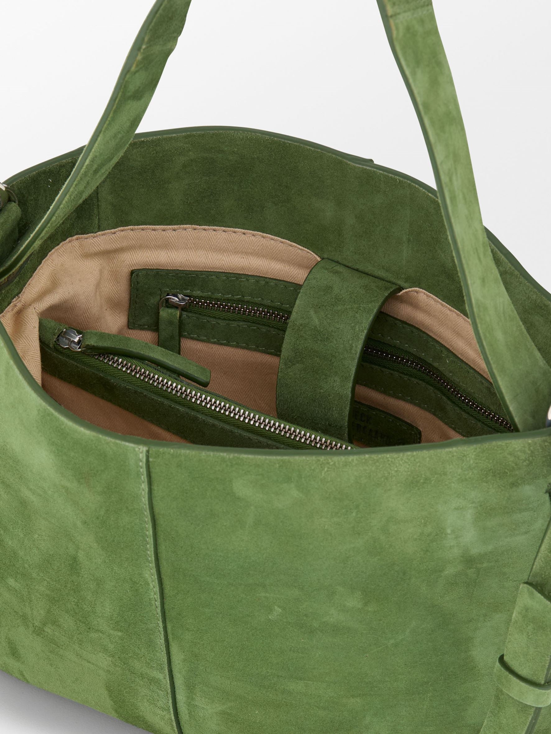 Becksöndergaard, Suede Fraya Small Bag - Banana Palm Green, bags, bags, bags, sale, sale, bags, bags, bags, bags