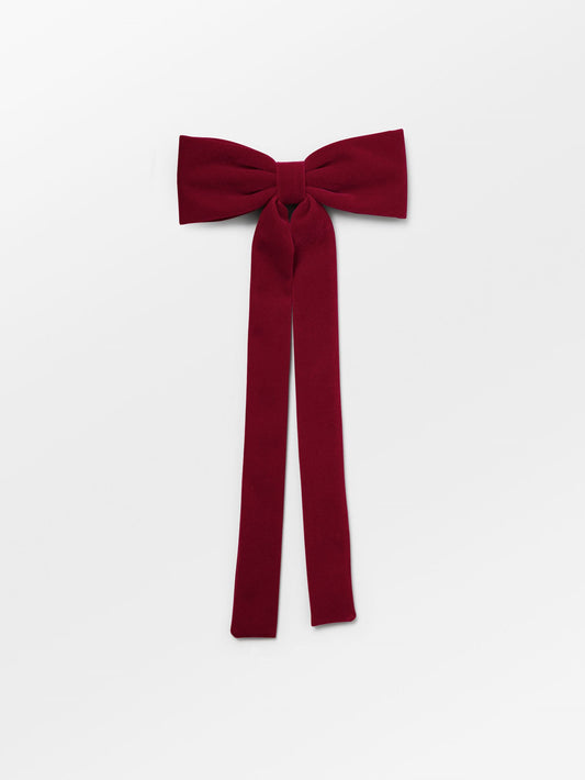 Velvet Bow Hair Clip OneSize Becksöndergaard.se