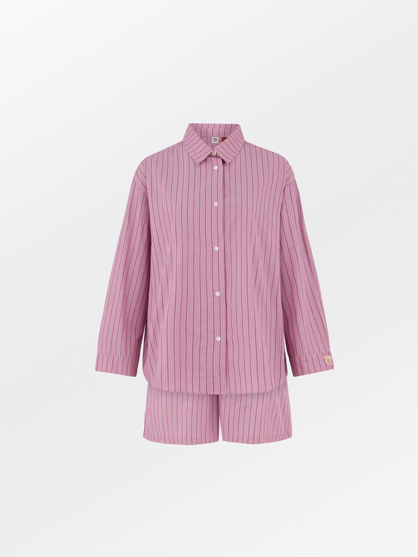 Becksöndergaard, Stripel Shirt+Shorts - Mauve Orchid Pink, archive, archive